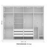 Guarda-Roupa Casal 8 Portas 6 Gavetas Internas Carisma Santos Andirá - 4