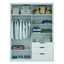 Ver imagem 3 de Guarda-Roupa Casal Conect 4 Portas Santos Andirá