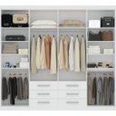 Ver imagem 2 de Guarda Roupa Casal Master Havana com 8 Portas 6 Gavetas Branco Santos Andirá