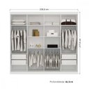 Ver imagem 3 de Guarda-Roupa Casal 8 Portas Havana Master Vip Santos Andirá