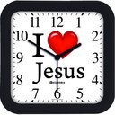 Ver imagem 1 de Relógio de Parede Eurora Ref: 6592-145 I Love Jesus