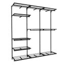 Ver imagem 1 de Conjunto Comac com 3 estantes cremalheira e 11 prateleiras tamanho 185 cm x 200 cm (tipo Closet) - P