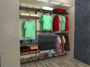 Ver imagem 4 de Conjunto Comac com 3 estantes cremalheira e 11 prateleiras tamanho 185 cm x 200 cm (tipo Closet) - P