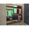 Conjunto Comac com 3 estantes cremalheira e 11 prateleiras tamanho 185 cm x 200 cm (tipo Closet) - B - 4
