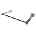 Ver imagem 1 de Arara de parede Comac modelo redonda leve tamanho 60 cm em alumínio.