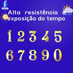Caixa Correio Carta Grade e Embutir Chapa de Aço Preta + Kit 3 Números - 7