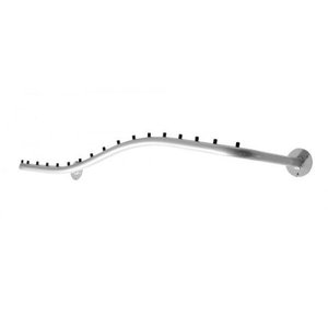 Arara de parede Comac modelo Onda tamanho 100 cm