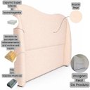 Ver imagem 4 de Cabeceira para Cama Box Solteiro Estofada Persa 90cm com Sapatas Plásticas Linha Premiun