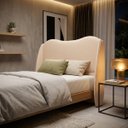 Ver imagem 5 de Cabeceira para Cama Box Solteiro Estofada Persa 90cm com Sapatas Plásticas Linha Premiun