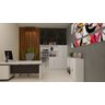 Armário Bilioteca Comac New baixo tamanho 60 x 85 x 30 cm em MDF - 3