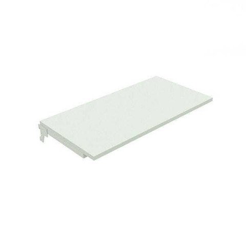 Prateleira para cremalheira Comac modelo simples 60 cm x 30 cm - Branco