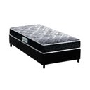 Ver imagem 1 de Cama Box Solteiro: Colchão Espuma D33 Probel /EP Anatômico Advanced Tech1500 + Base CRC Suede Black(