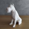 Schnauzer Geométrico Decorativo Tamanho Médio - Branco - 3