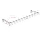 Ver imagem 2 de Arara para cremalheira Comac tamanho 90 cm - Branco