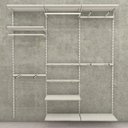 Ver imagem 3 de Arara para cremalheira Comac tamanho 60 cm - Branco