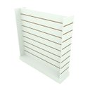 Ver imagem 1 de Gôndola Comac Modelo Hp com Painel Canaletado Tamanho 130x130x34cm Cor Branca