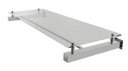 Ver imagem 1 de Estante de parede Comac quadrada em aluminio com 1 prateleira e 1 arara