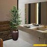 Planta Artificial Árvore Ficus Variegata 1,60 Metros de Altura - 5