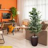 Planta Artificial Árvore Ficus Variegata 1,60 Metros de Altura - 6