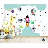 Adesivo Decorativo Infantil Astronauta Espaço Galáxia - 1