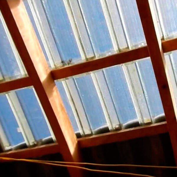 Caixa 10 Telhas Americana Piso Policarbonato Transparente - 2