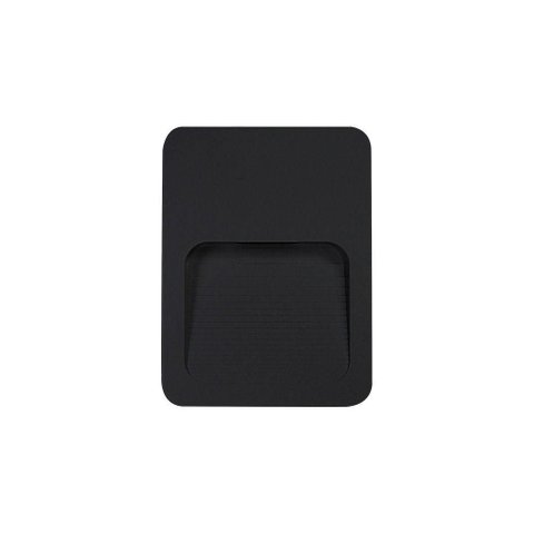 Balizador Astraled Leo de Sobrepor Led 2w Bivolt Preto 3000k Luz Amarela Bl-6703