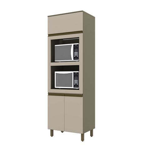 Paneleiro Torre Quente 03 Portas Connect Duna Cristal Henn