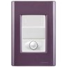 Cj Interruptor Paralelo + Dimmer Ajustável Giz Púrpura Tramontina Completo Pronto Tramontina - 1