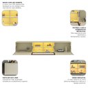 Ver imagem 2 de Aparador Nicho Sala Suspenso Luminare 151 Off White - Gelius