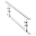 Ver imagem 1 de Puxador Inox Para Porta De Correr Vidro Madeira 40cm M.S