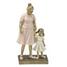 Escultura Avó com Menina Decorativa - 1