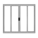 Ver imagem 1 de VITRÔ 4 FOLHAS - ALUMÍNIO BRILHANTE 1,00 X 1,20