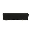 Ver imagem 3 de Puff Decorativo Alana Veludo Preto