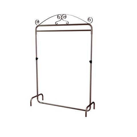 Arara para roupas, Cabideiro Retro Vintage 1,20m cobre envelhecido