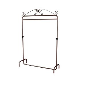 Arara para roupas, Cabideiro Vintage 1,00m cor cobre envelhecido