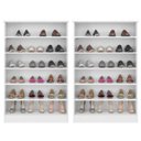 Ver imagem 6 de Kit 2 Armários Bella Multiuso Sapateira - Phoenix - Branco