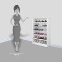 Ver imagem 5 de Kit 2 Armários Bella Multiuso Sapateira - Phoenix - Branco