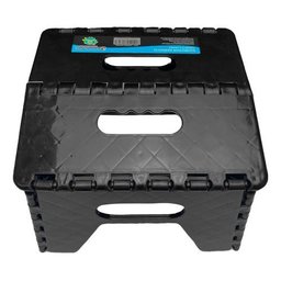 Banqueta Plástica Dobrável e Resistente Preto - 6