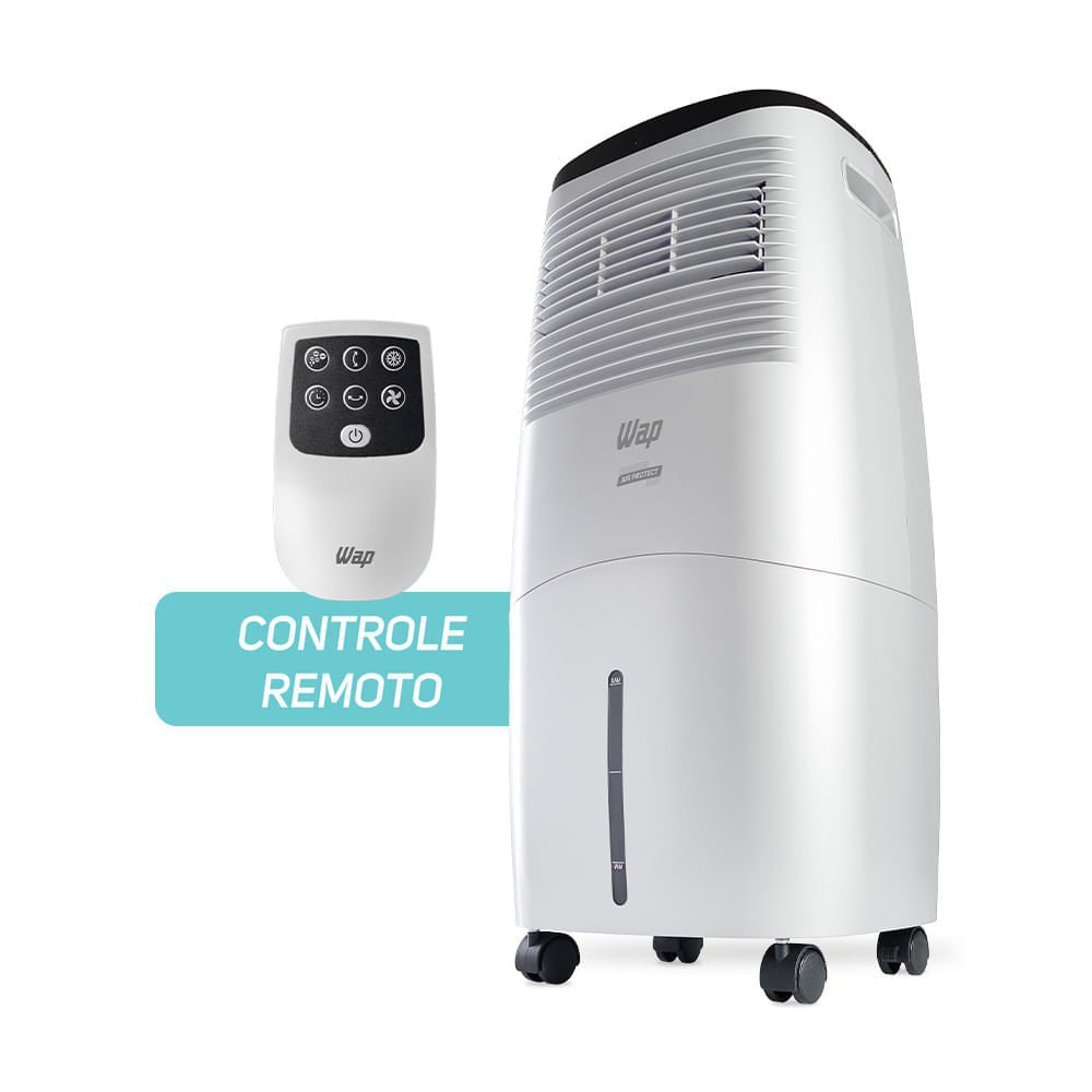 Wap Climatizador de Ar Air Protect e Polishop Ventilador de Mesa e Parede 8 Pas | 127v - 3