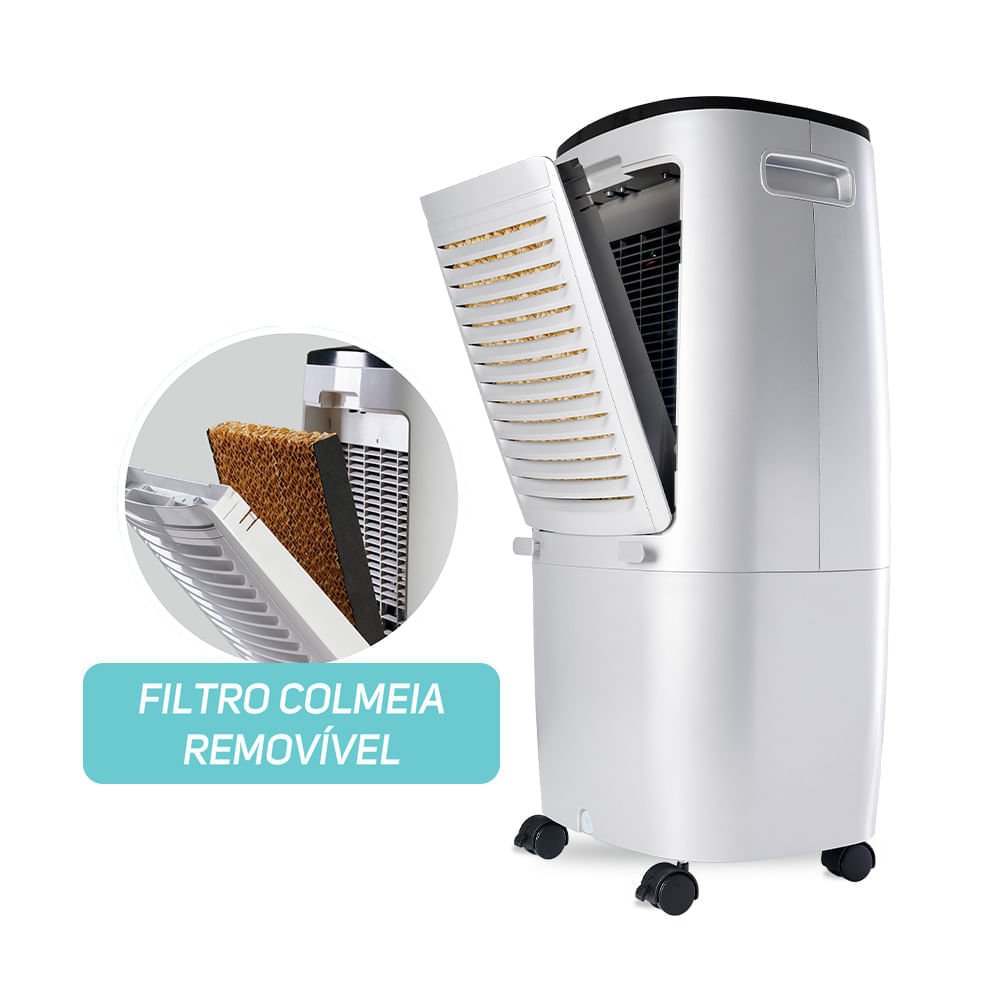 Wap Climatizador de Ar Air Protect e Polishop Ventilador de Mesa e Parede 8 Pas | 127v - 5