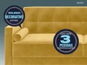 Ver imagem 3 de Sofá Living 3 Lugares 2,00M Madison Amarelo