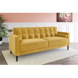 Sofá Living 3 Lugares 2,00M Madison Amarelo - 1