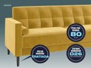 Ver imagem 2 de Sofá Living 3 Lugares 2,00M Madison Amarelo