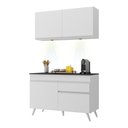 Ver imagem 1 de Armário de Cozinha Compacta 120cm com Leds Veneza Up Multimóveis V2012 Branco