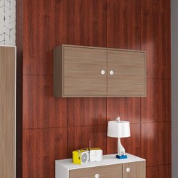 Maleiro Aéreo 2 Portas 93cm Sun Ae2080 Art In Móveis - Montana - 1