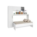 Ver imagem 3 de Estação de Dormir Escritório Cama Dreams de Solteiro Multifuncional e Retrátil com Armários