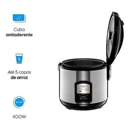 Panela de Arroz Elétrica Elgin 400w 5 Xícaras Cor Preto 110v - 2