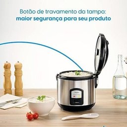 Panela de Arroz Elétrica Elgin 400w 5 Xícaras Cor Preto 110v - 4