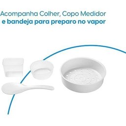 Panela de Arroz Elétrica Elgin 400w 5 Xícaras Cor Preto 110v - 6