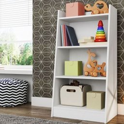 Estante Pequena Organizadora 53cm Montessori Es7000 Art In Móveis - Branco - 1